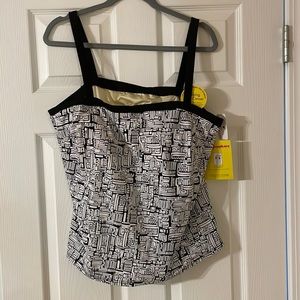 Plus Size swimsuit top.  New.  Never worn.